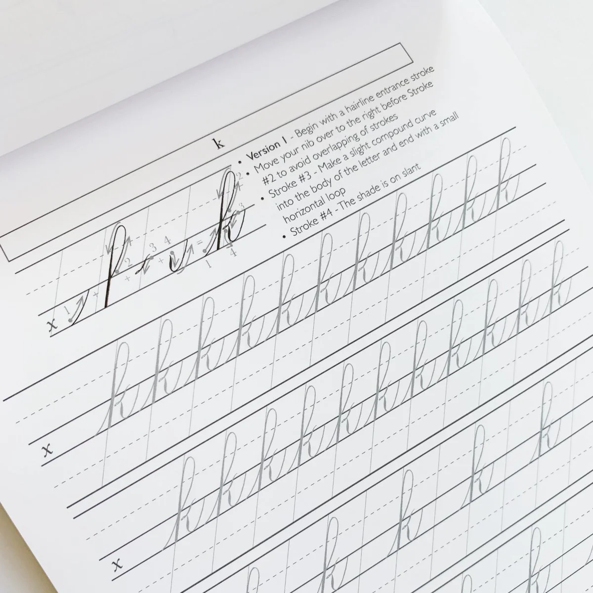 Copperplate Practice Pad - Logos Calligraphy - Image 8