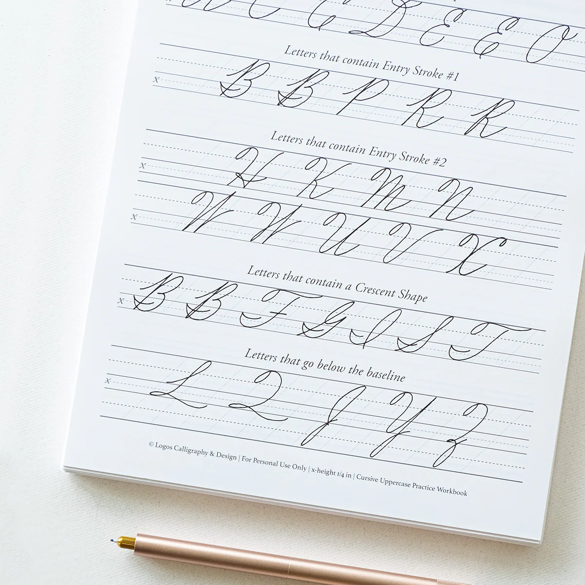 Cursive Practice Workbook -  Logos Calligraphy - Image 8
