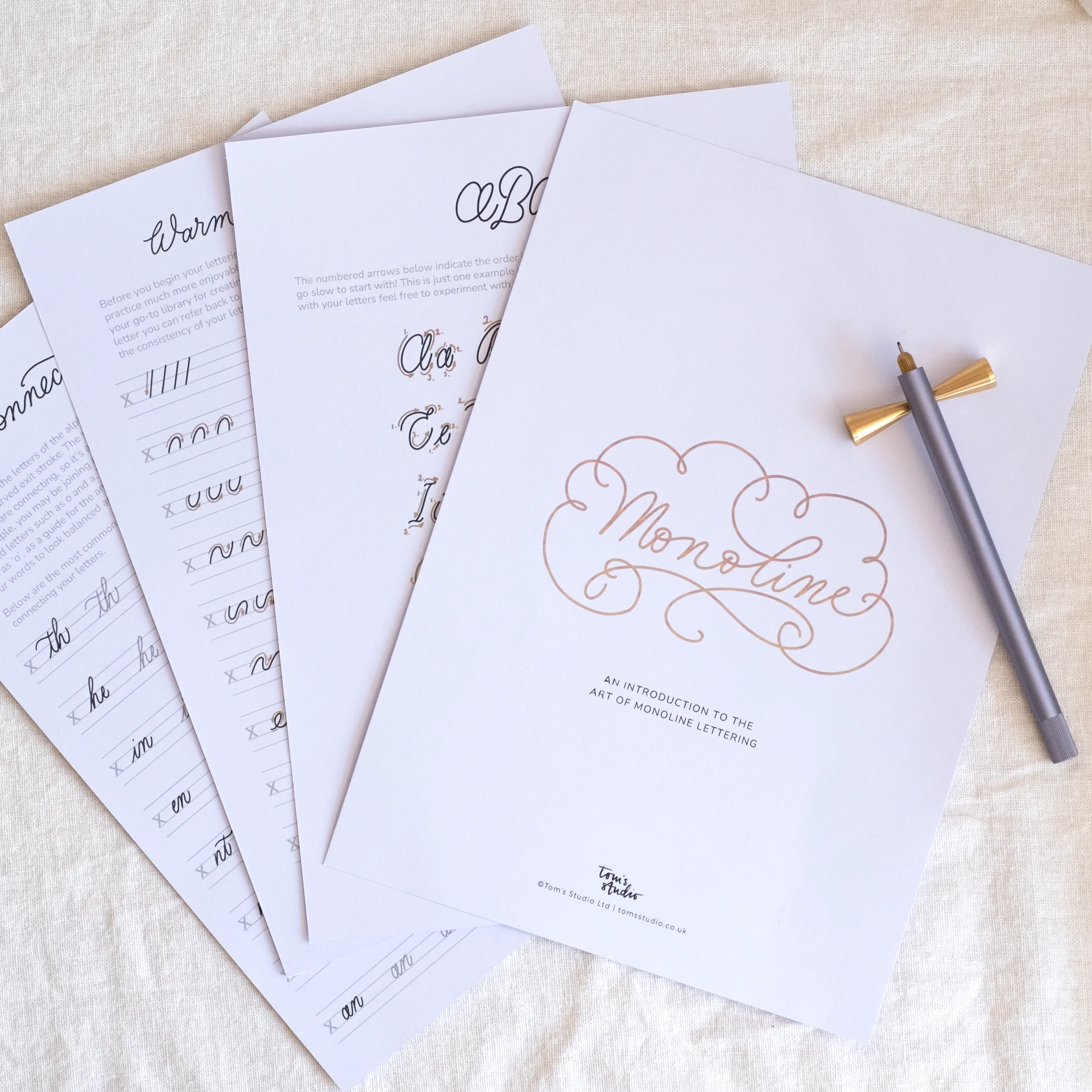 Digital Guide: Beginner's Monoline Lettering - Image 4