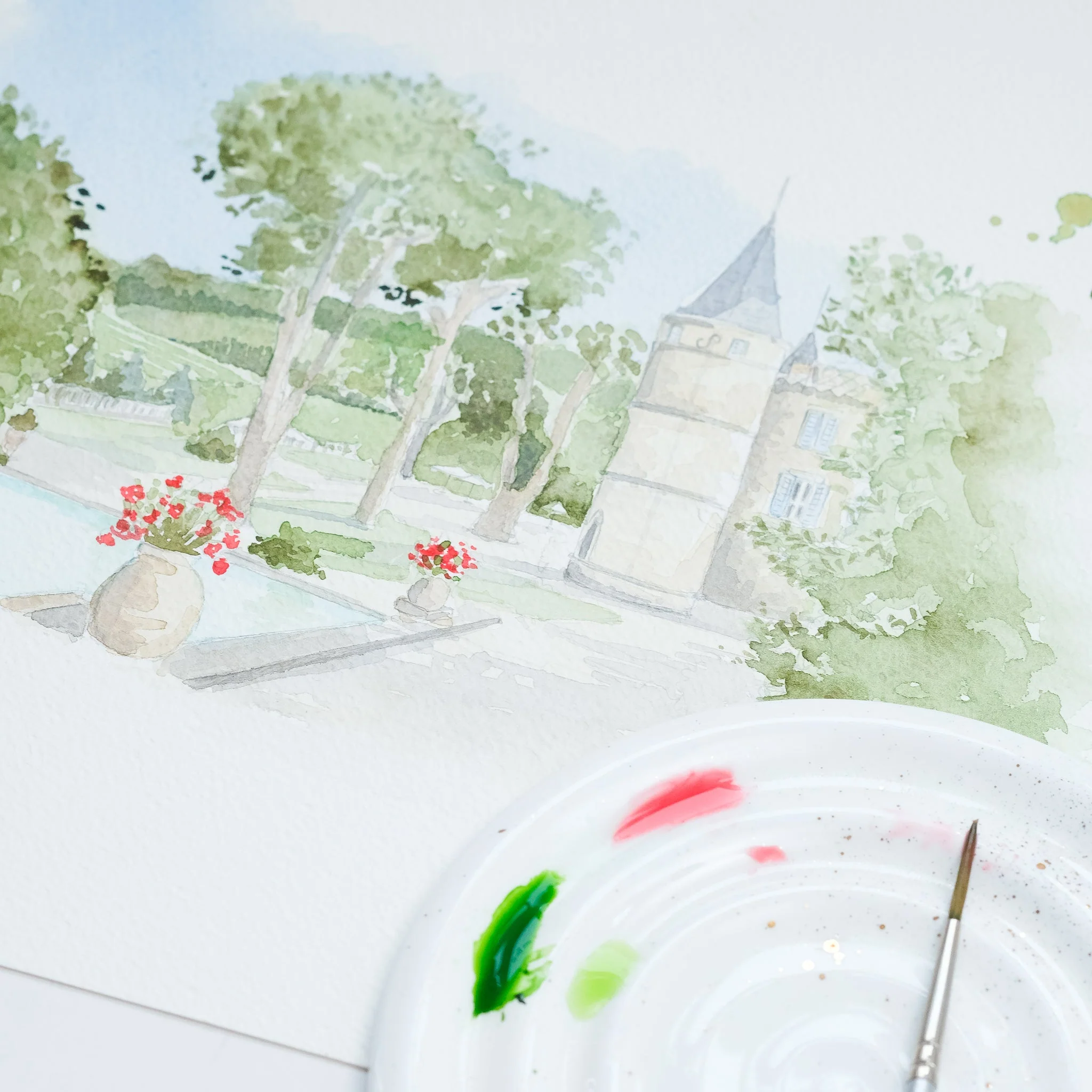 Fine Bone China - Artist's Palette - Image 3
