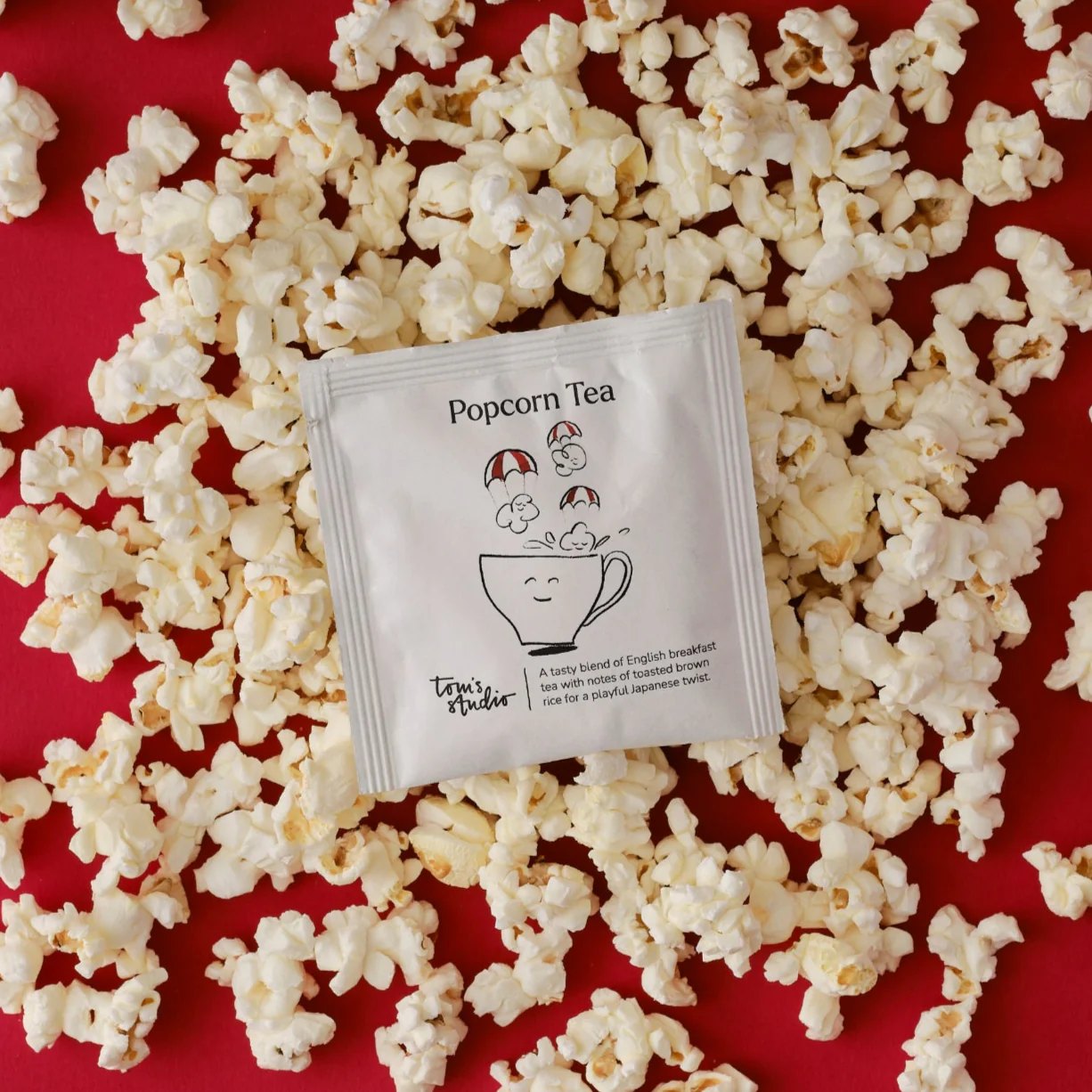 Tom's Studio Popcorn Tea (15 Tea Bags) - Image 3