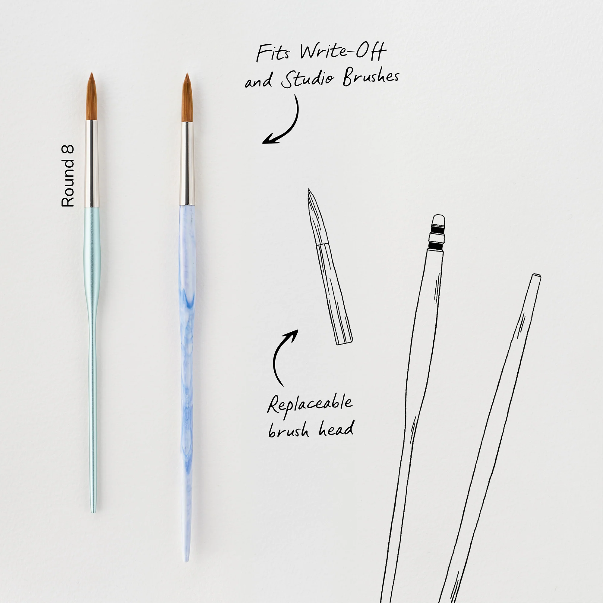 The Watercolour Wash Paintbrush Set - Image 8