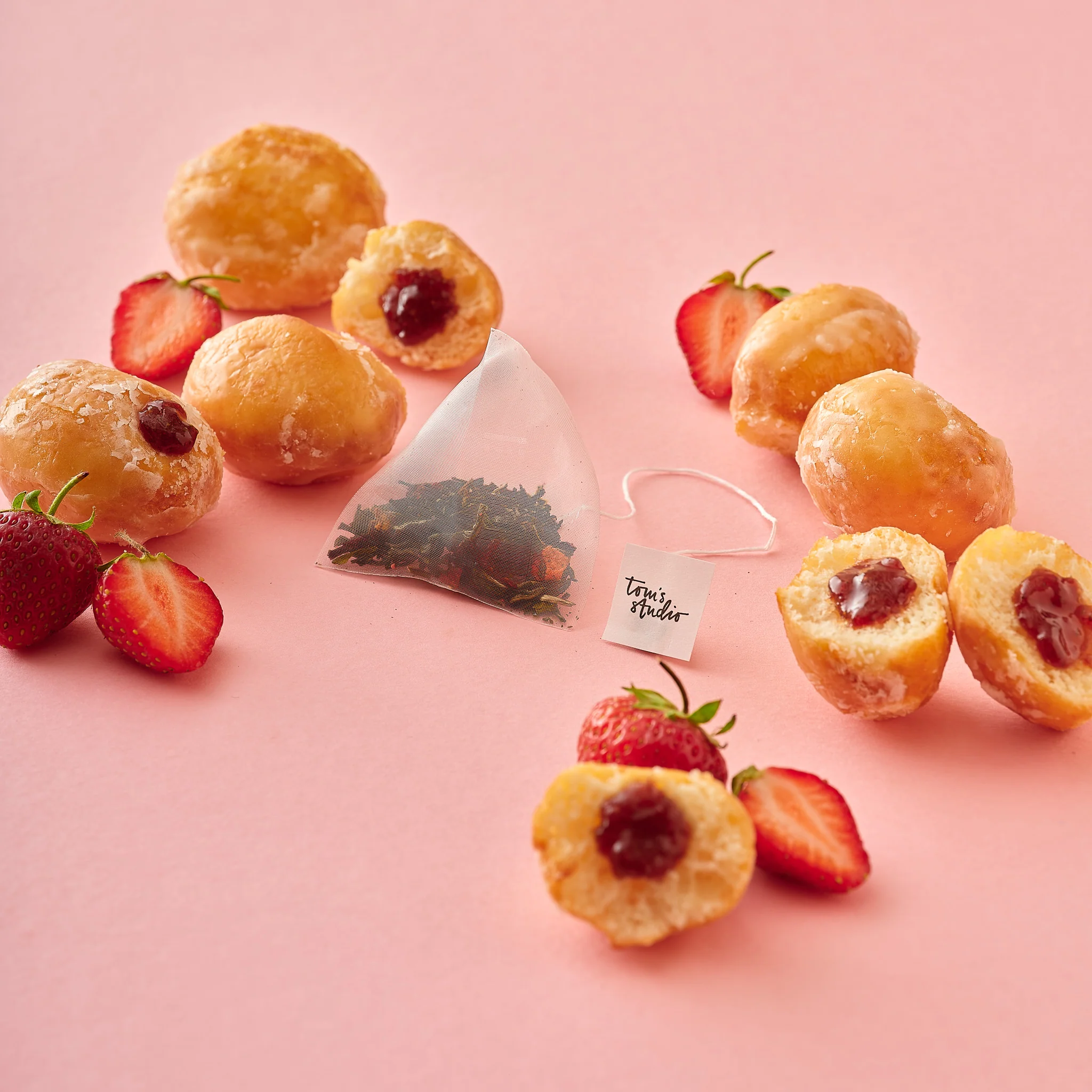 Tom's Studio 'Jam Doughnut' Tea (15 Tea Bags) - Image 4